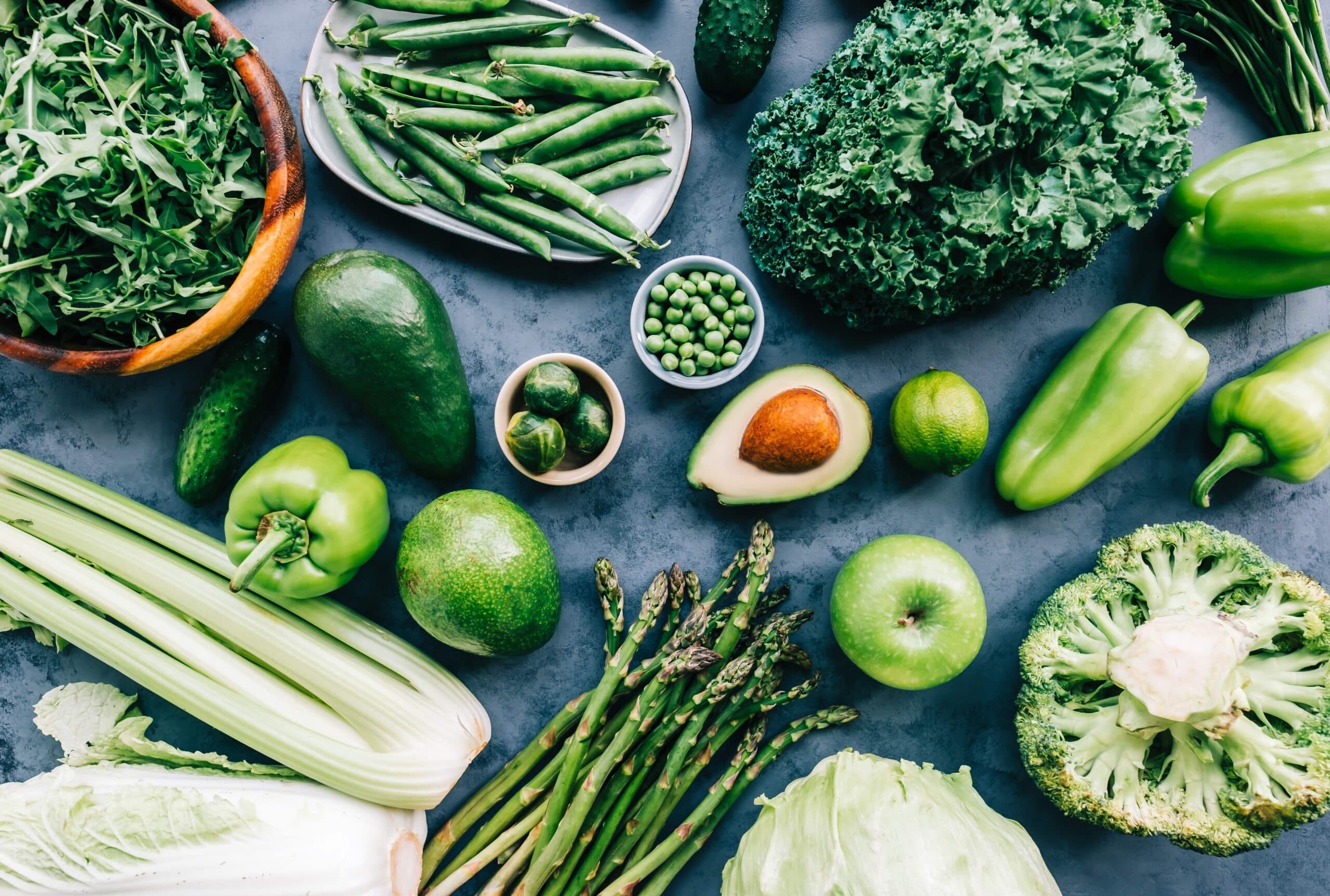 Healthy Organic Green Food Assortment Of Fresh Ve 2023 11 27 04 58 53 Utc Min